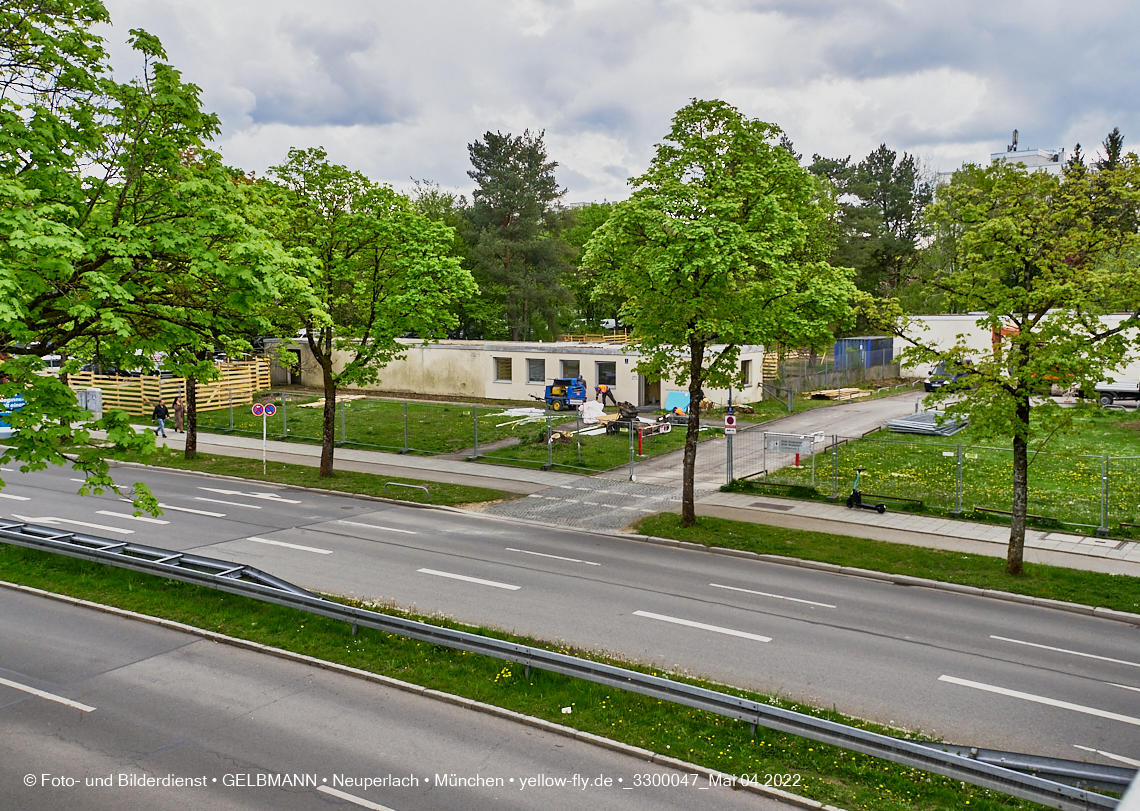 04.05.2022 - Baustelle am Haus für Kinder in Neuperlach